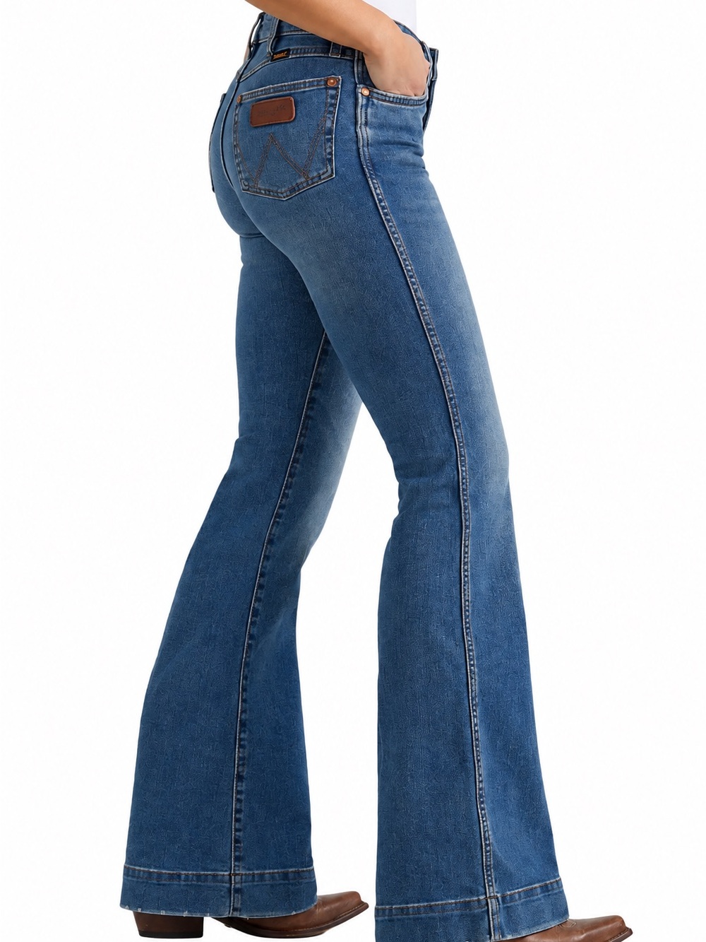 Wrangler Retro Bailey High Rise Trouser Flare Jeans